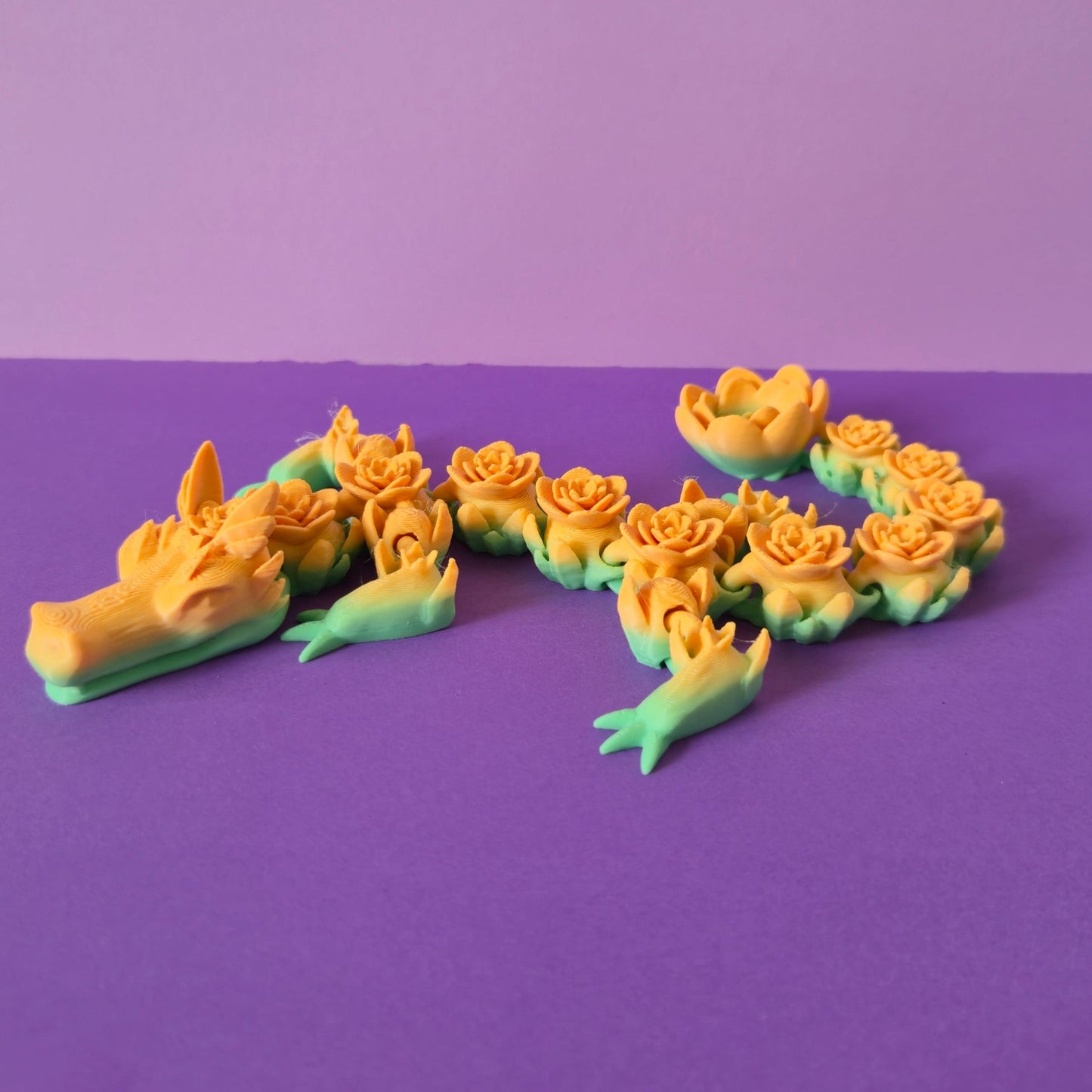 Dragon de fleurs