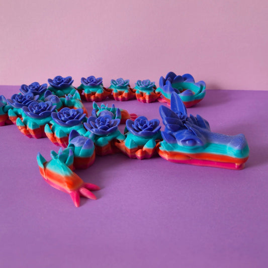 Dragon de fleurs