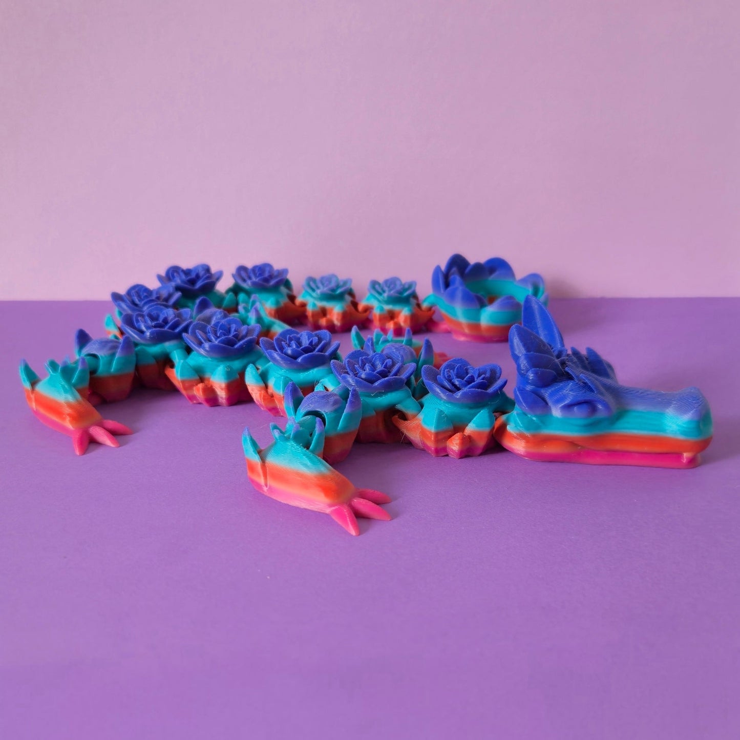 Dragon de fleurs