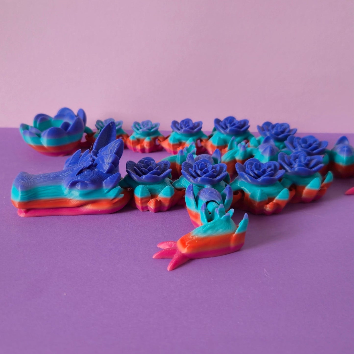 Dragon de fleurs