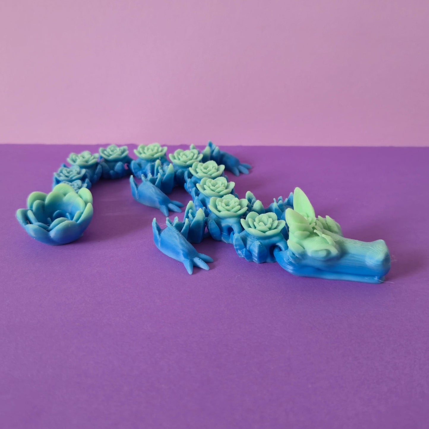 Dragon de fleurs