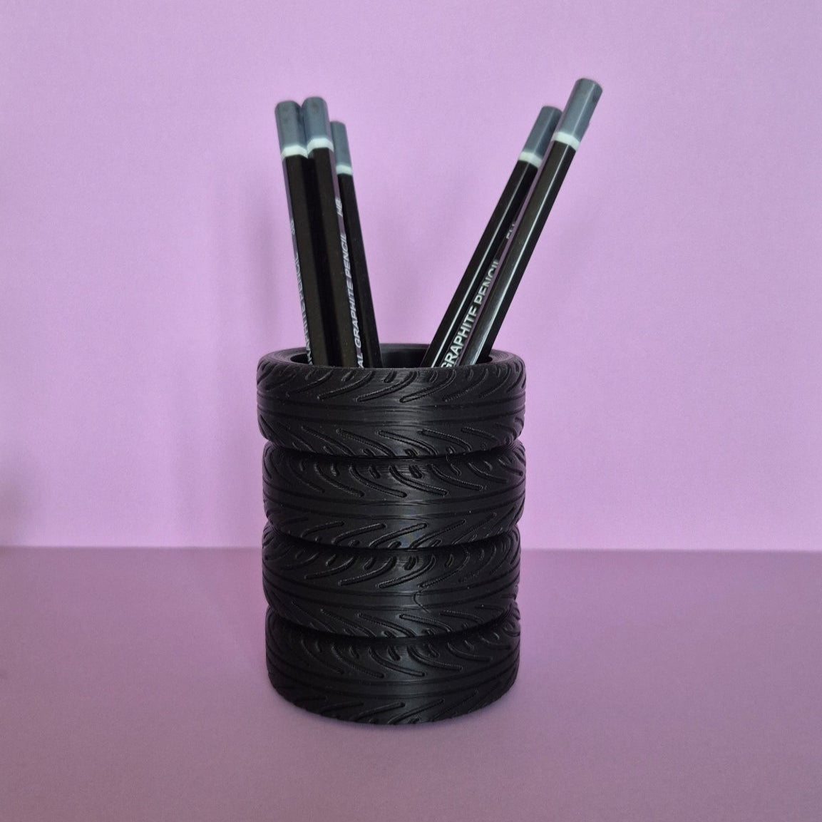pot à crayon pneu