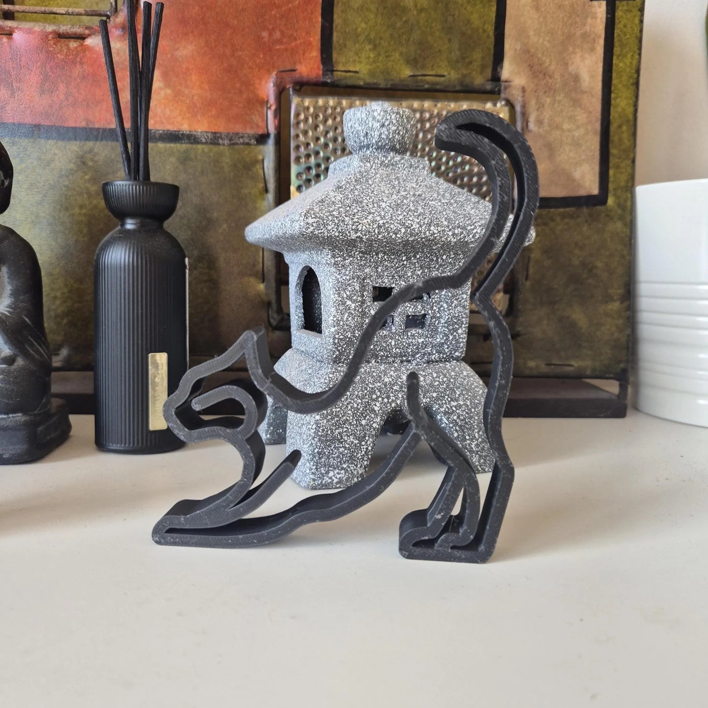 Chat décoration design - amoureux des chats - Set de 3 - Made in France - éco responsable - cat lover